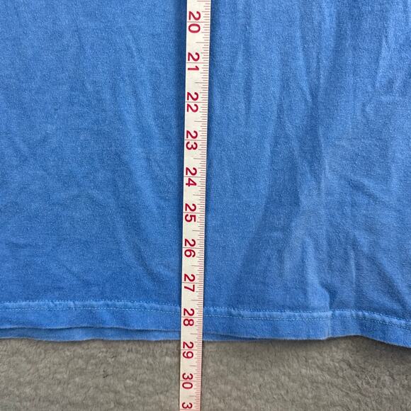 Crazy Shirts Garment Dyed Men's Tee Shirt Blue Hawaii Dye Size L Island Style - Picture 5 of 8